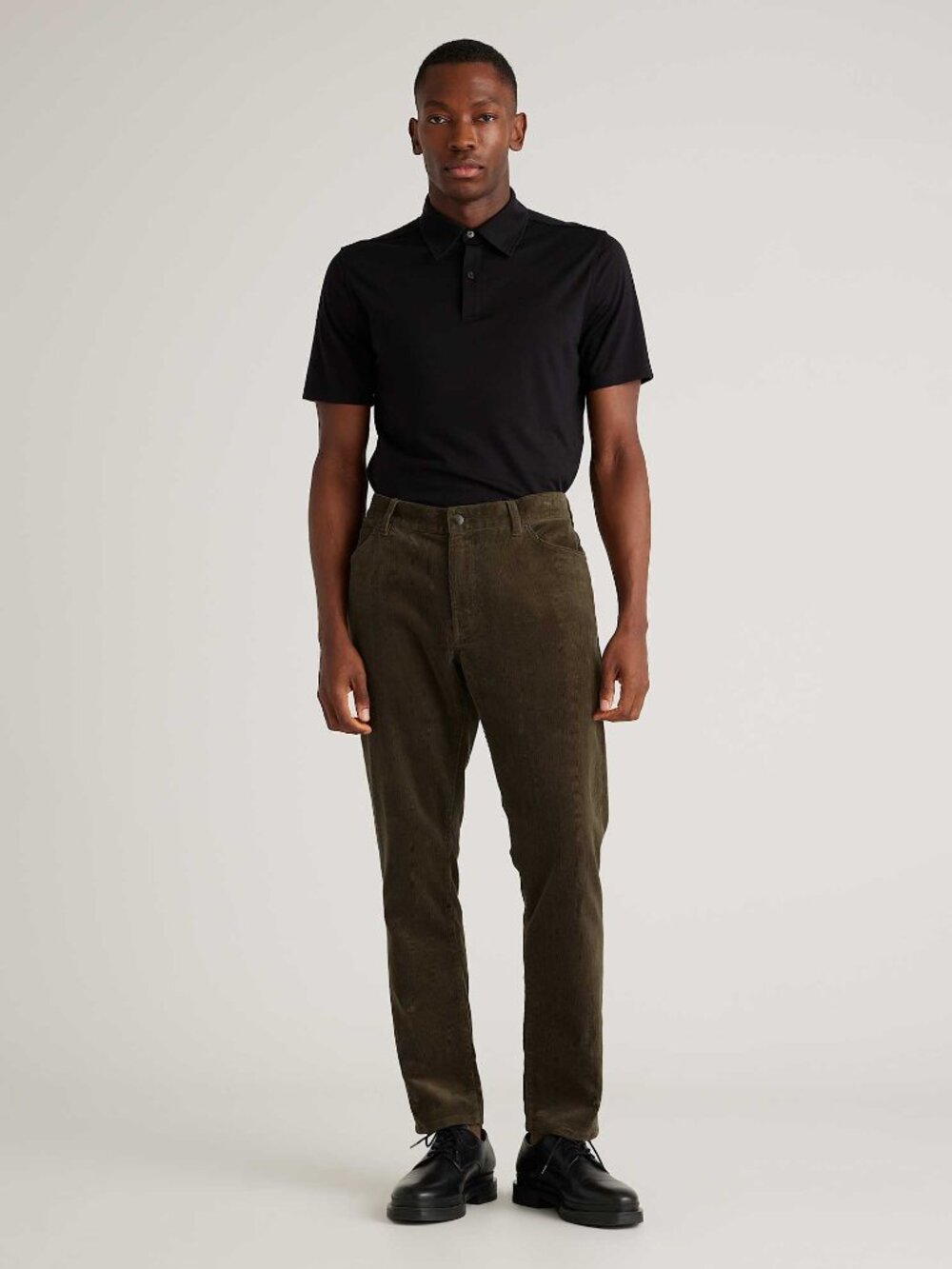 Quince Organic Stretch Corduroy 5-Pocket Pants - Seaweed Green — Men’s 30x30